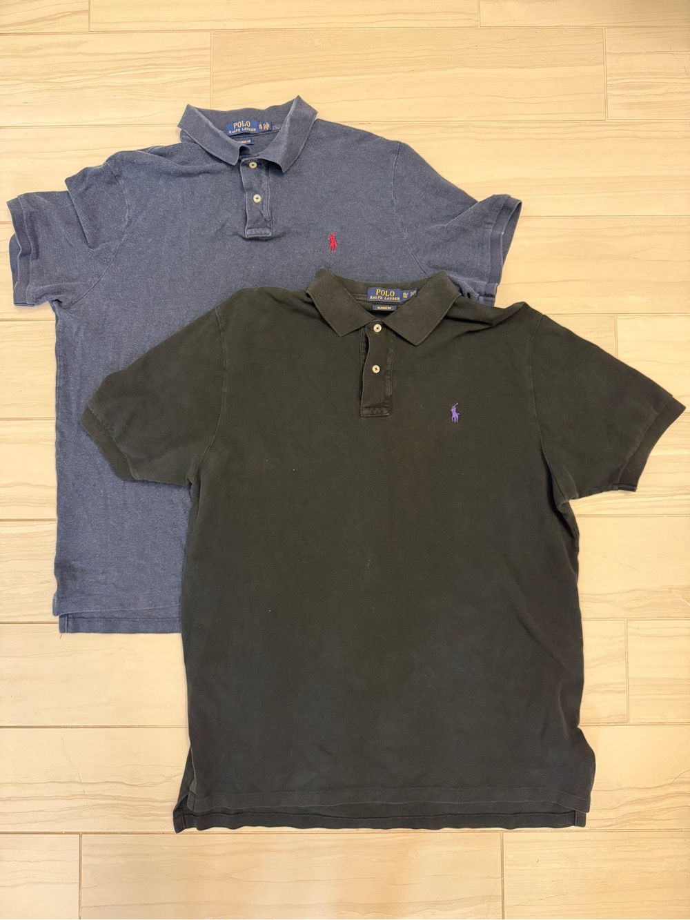Polo Ralph Lauren Men's Classic Fit Pony Polo BUNDLE of 2 Size XL